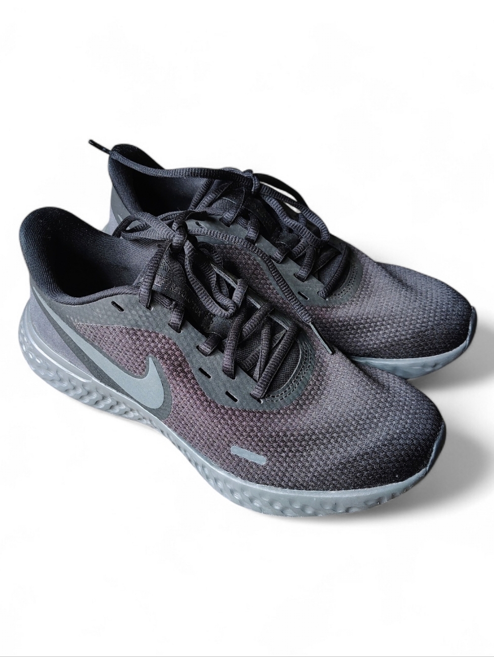 Nike Women’s Black and Dark Gray Athletic Running Sneakers